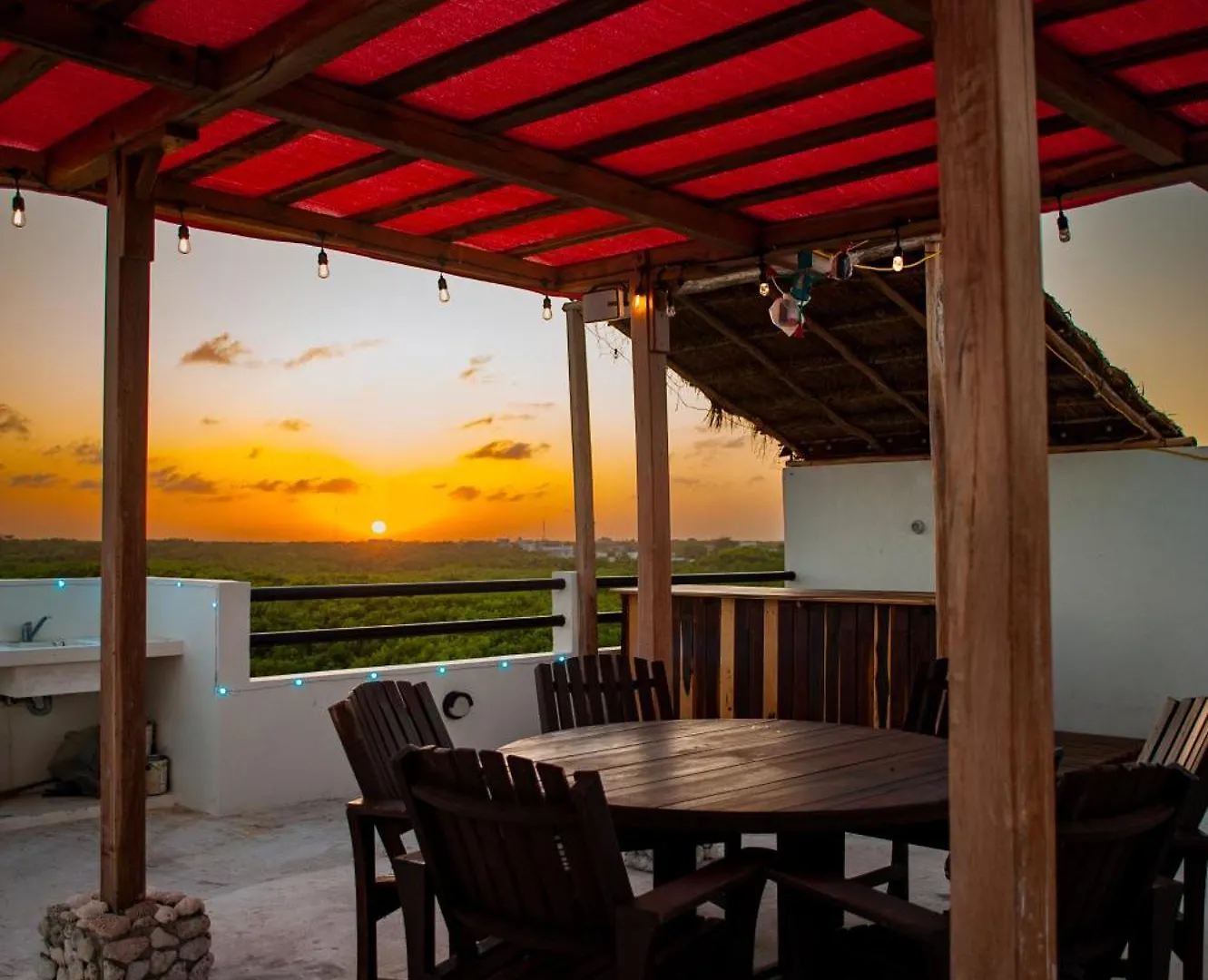 Lägenhet Penthouse With Roof Top Terrace Mahahual